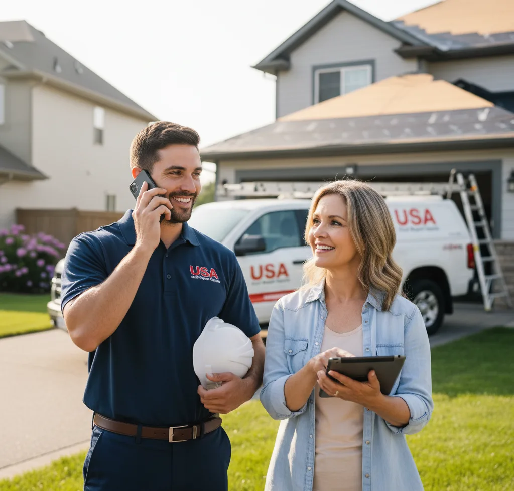 USA Roof Repair Experts customer support in West Helena